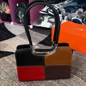 Elegant Patchwork Shoulder Bag